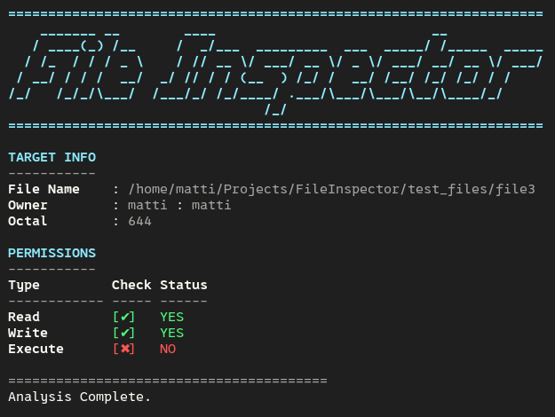 FileInspector Project
